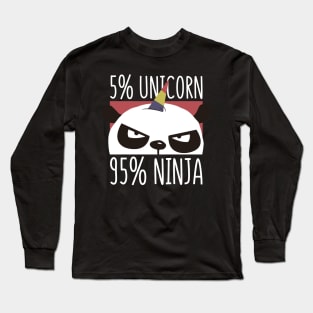 Unicorn Ninja Long Sleeve T-Shirt